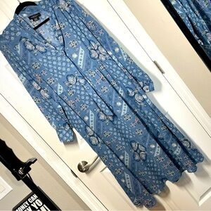 Michel Studio, blue dress, size 20